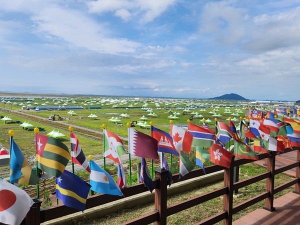 새만금잼버리 야영장 전경(사진=부안군 제공)