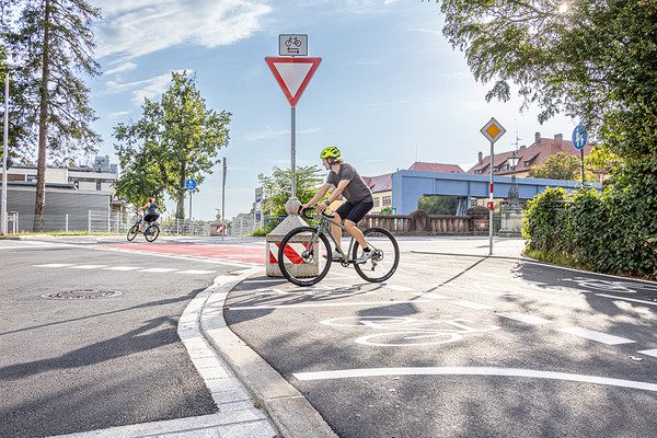 최근 개통된 프라이부르크의 자전거도로(사진=프라이부르크 시청 제공, Michael Spiegelhalter)