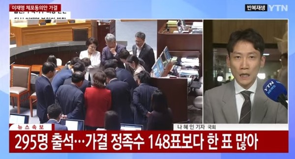 YTN 9월 21일 뉴스 화면 캡처