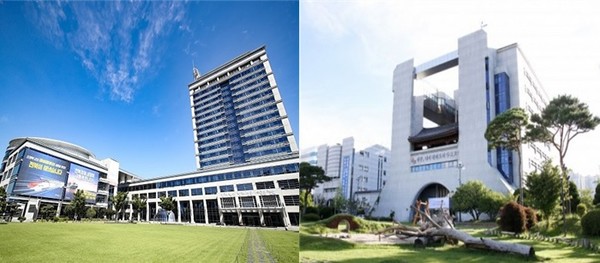 전북도청(왼쪽)과 전주시청 전경(자료사진)