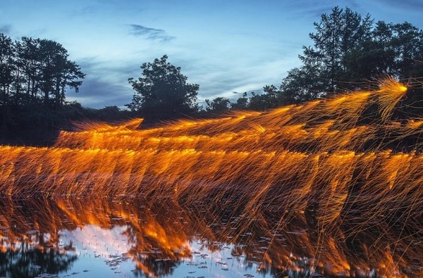 무주 두문마을 낙화놀이(사진=무주군 제공)