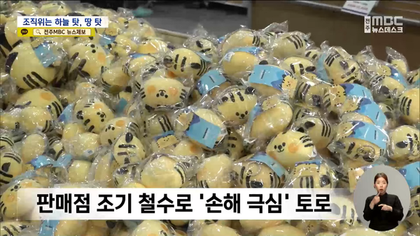 10월 31일 자 전주MBC 뉴스데스크 보도 화면 편집