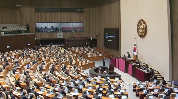 국회 본회의장 모습(자료사진)