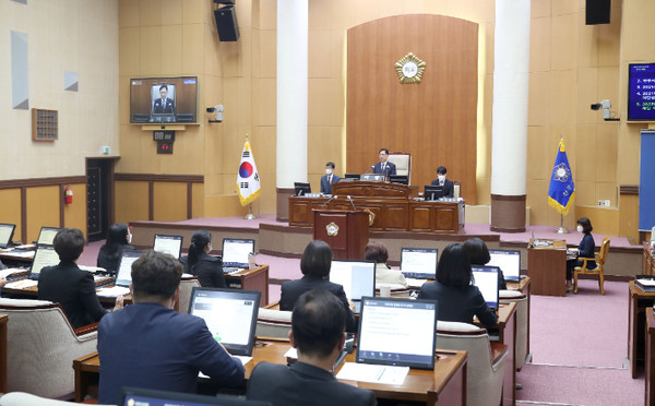 전주시의회 본회의장.(사진=전주시의회 제공)