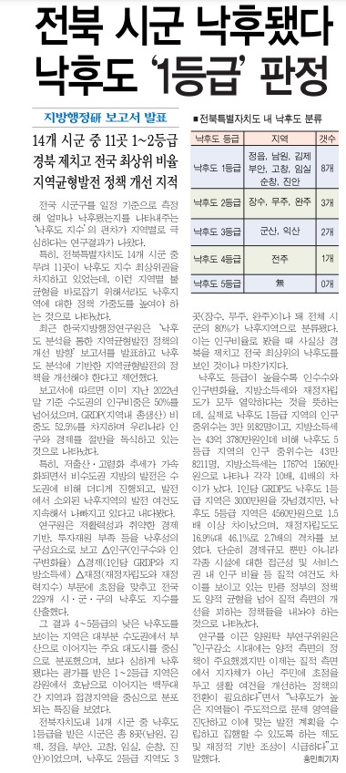 전민일보 6월 11일 1면 기사(지면 갈무리)