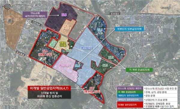 '2019년 전주시 도시관리계획' 지형 도면.(전북환경운동연합 제공)