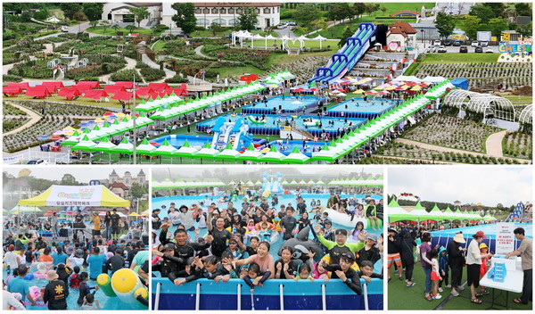 지난 7월 27일부터 이달 19일까지 열린 '아쿠아페스티벌'에 총 9,400여명의 유료 입장객들이 찾았다.(사진=임실군 제공)