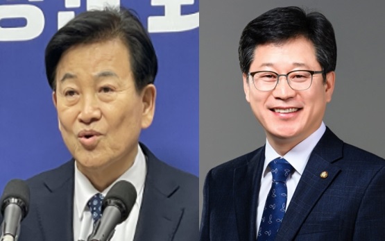 정동영 의원(왼쪽)과 안호영 의원.(자료사진)