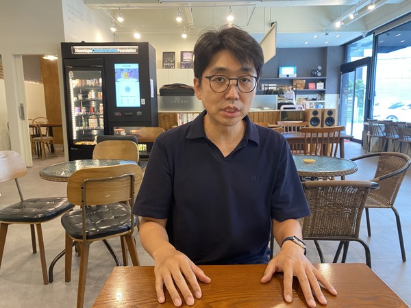 "이 사건을 정치적인, 정파적인 이유로 취재하거나 보도한 게 아니다"고 강조하는 심인보 기자.