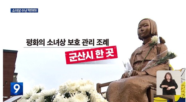 KBS전주총국 10월 6일 뉴스 화면(영상 갈무리)