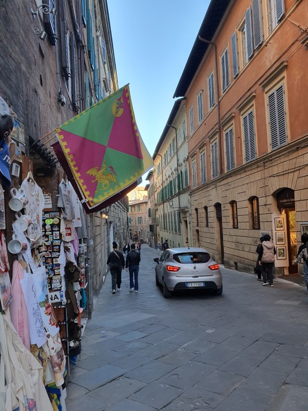 시에나 도시 중심 거리.