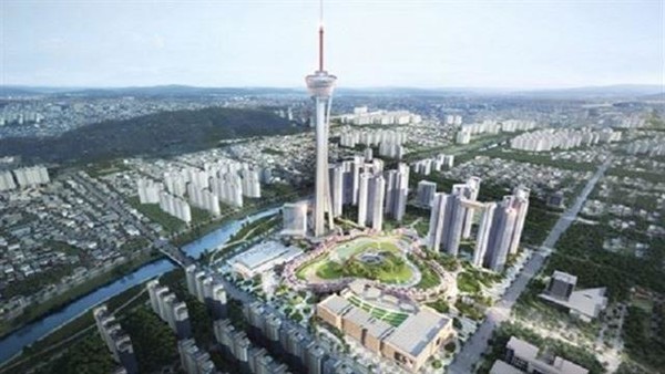 ㈜자광이 추진 중인 옛 대한방직 전주공장 부지 복합개발계획 조감도.