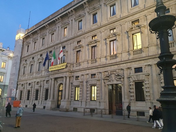 밀라노 시청 주변 전경.