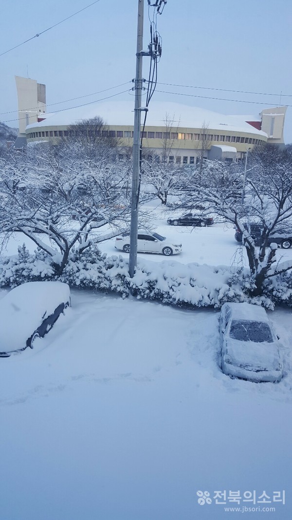 오늘 전북 전역에 대설주의보가 내려진 가운데 많은 눈이 예상된다.(전북의소리 자료사진) 
