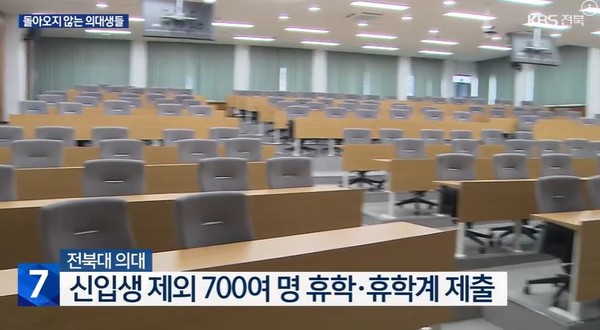 KBS전주총국 3월 4일 뉴스 화면(영상 갈무리)