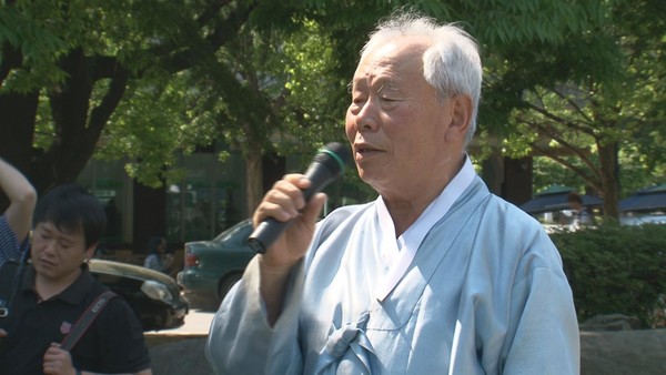 이석영 전북대 명예교수의 생전 모습.(사진=고 이석영 교수 민주시민사회장 장례위원회 제공)