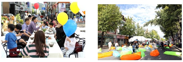 전주시 충경로 '차없는 사람의 거리' 2018년 행사 모습.(자료사진=전주시 제공) 