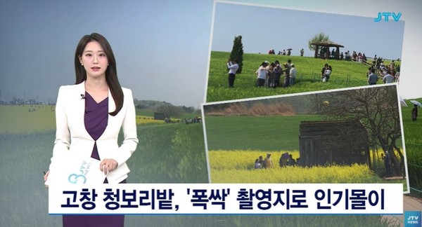 JTV 4월 20일 뉴스 화면(영상 갈무리)