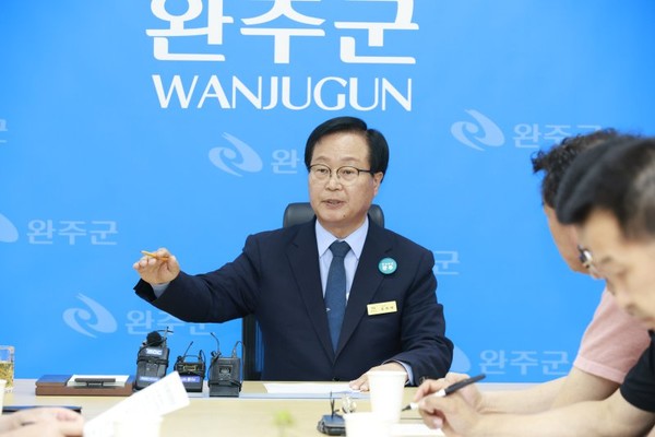 유희태 완주군수(사진=완주군 제공)