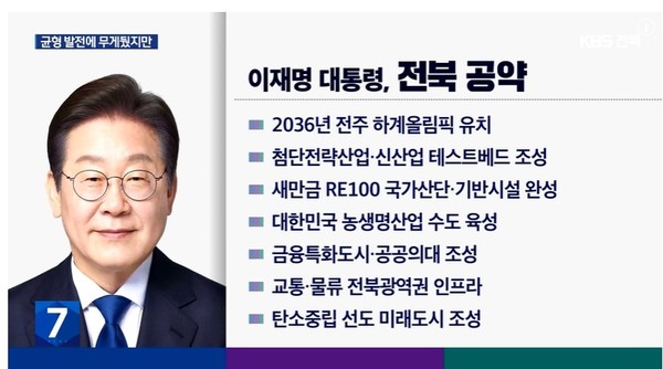 KBS전주총국 13일 뉴스 화면(영상 갈무리)